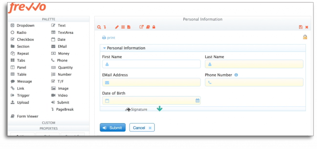 Create Your Form/Contract