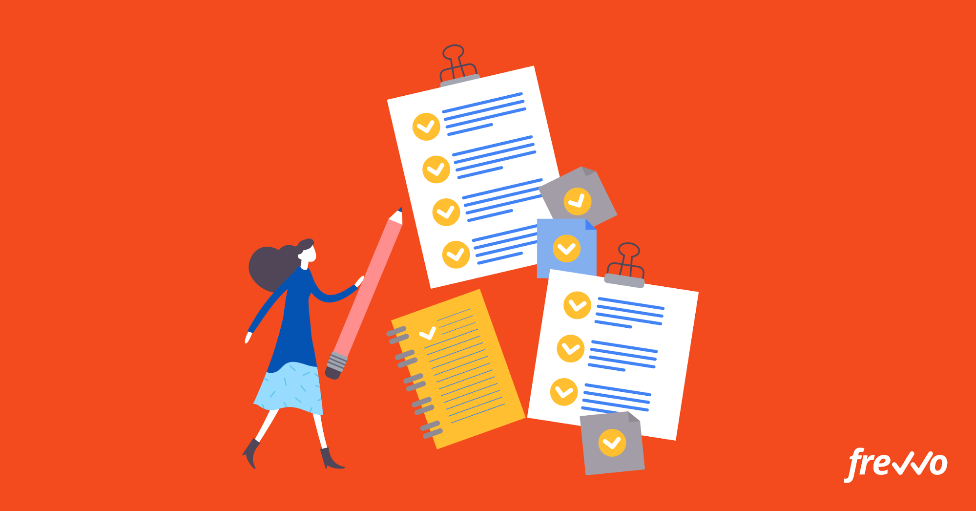 Manager reviewing and signing an approval form