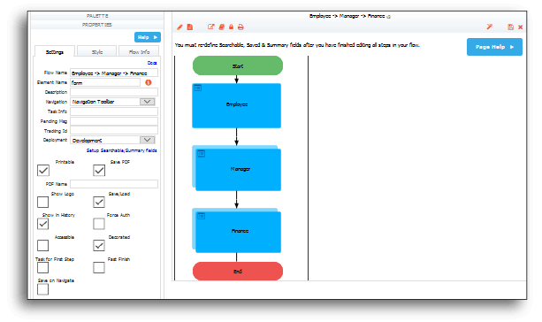 Expense report workflow