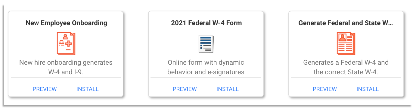 onboarding workflow templates on frevvo