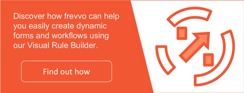 How to create dynamic forms with frevvo's Visual Rule Builder