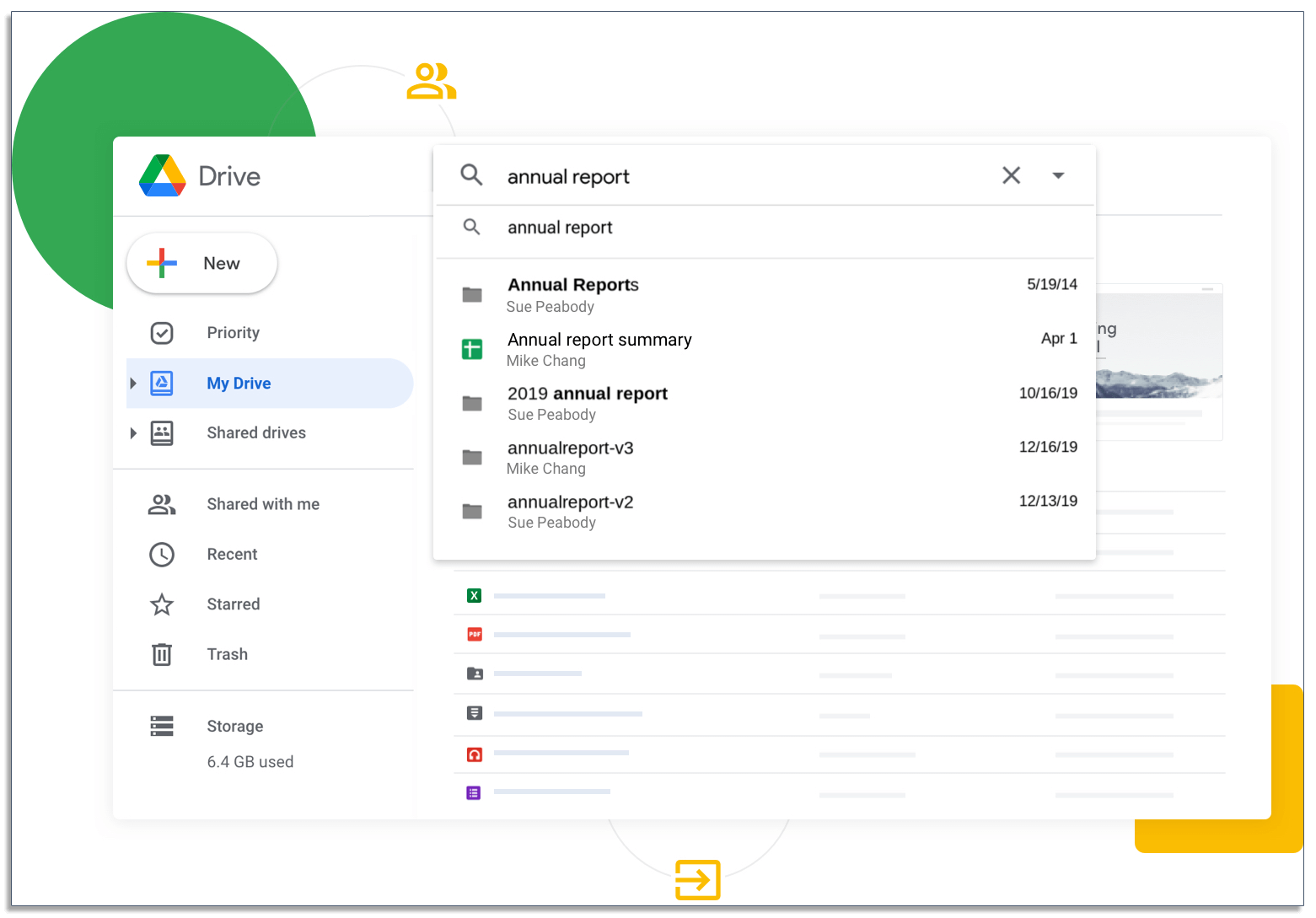 Google Drive interface