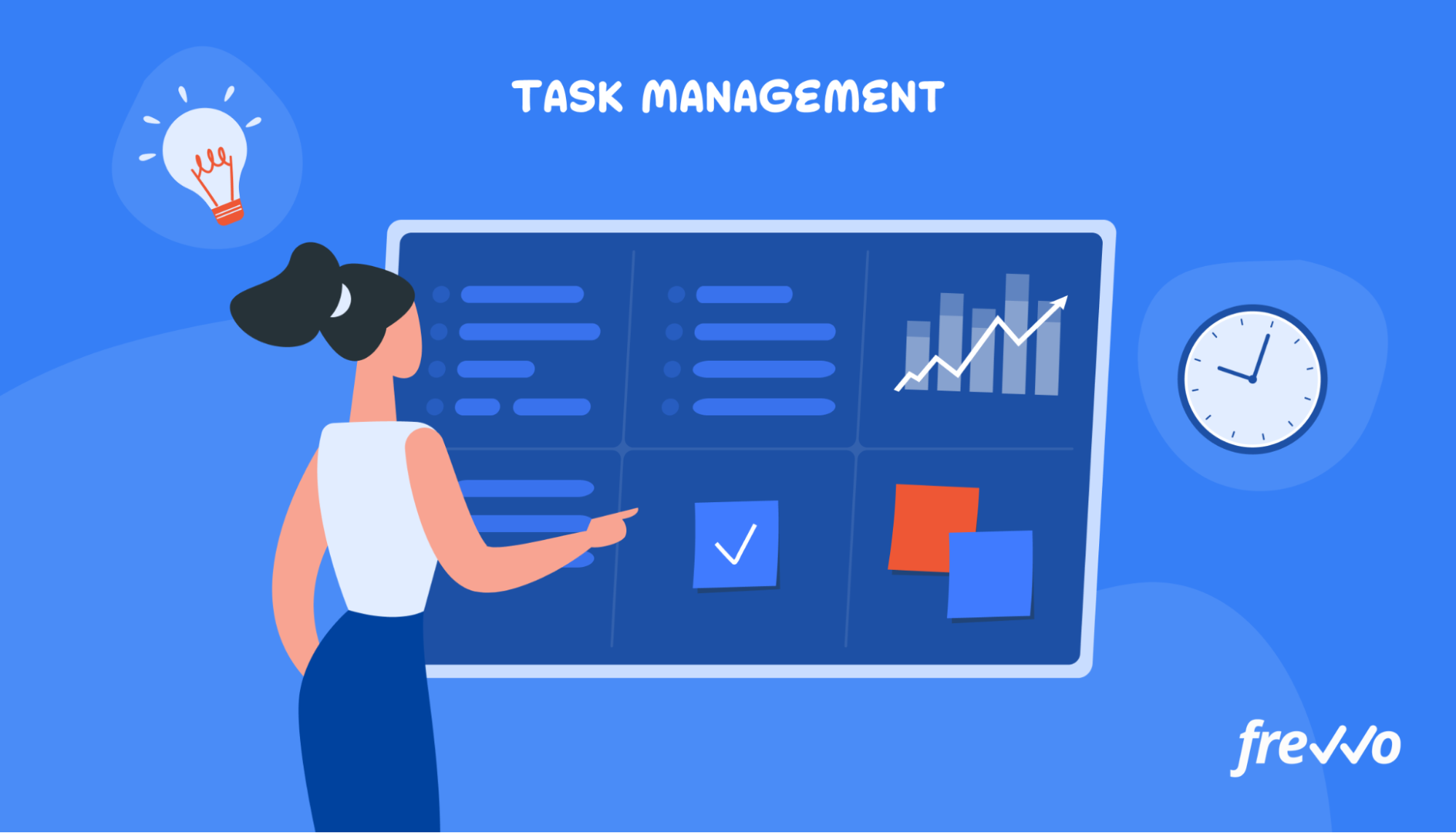 Managing work with a task management app